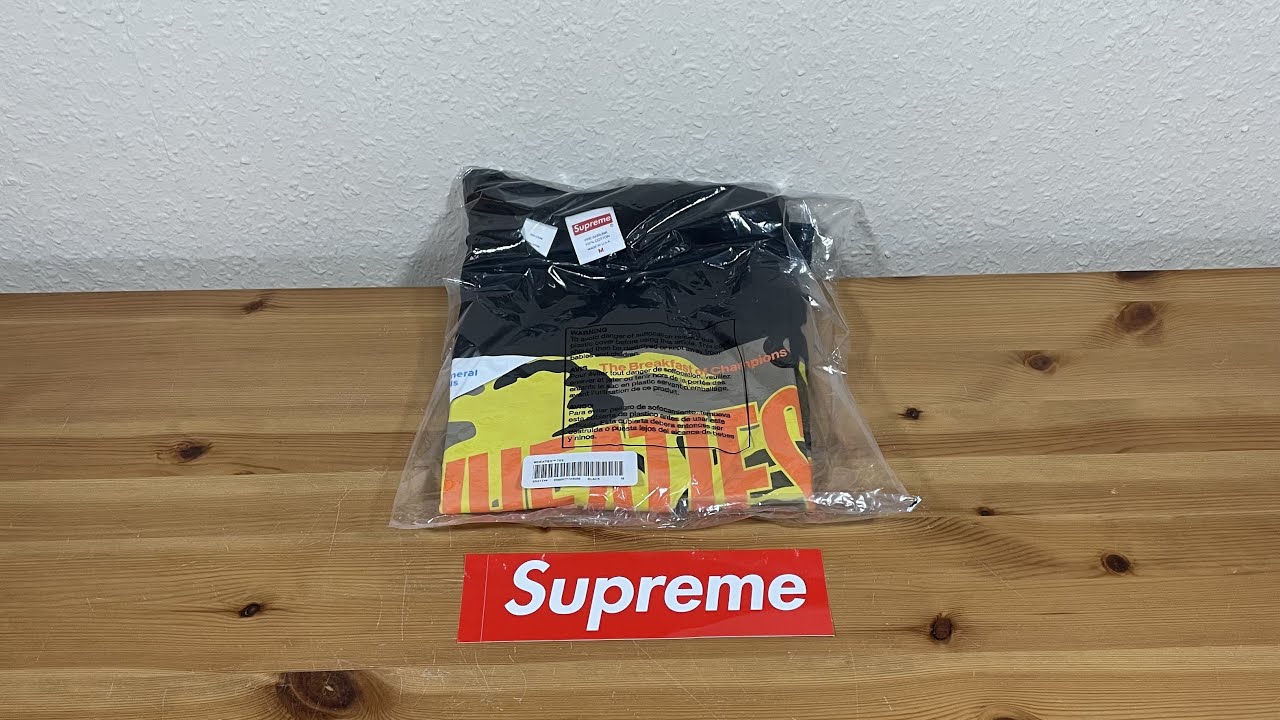 Supreme Wheaties Tee Black SS21