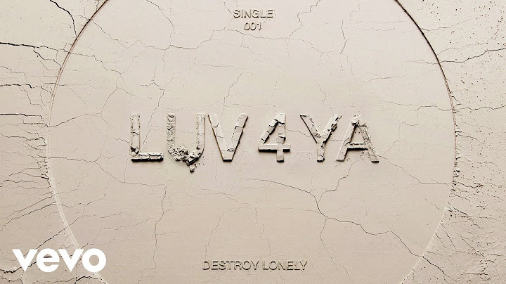 Destroy Lonely - LUV 4 YA (Official Audio)