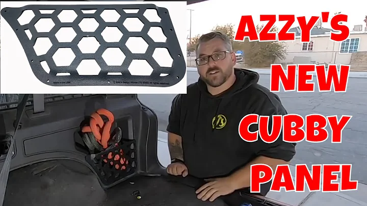 Azzy's Design Works New Molded Cubby Panel For The Jeep Cherokee XJ