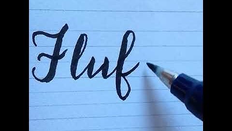 🍭 Oddly satisfying video : words series |How to join letters using Tombow fudenosuke brushpen | 🐾