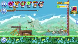 Angry Birds Friends Level 4 Tournament 1394 three stars NO POWER-UP walkthrough 2024-05-13