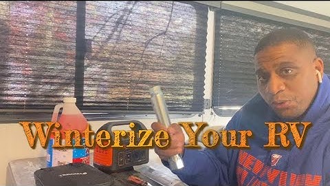 How To Winterize Your RV With An Air Compressor Winter 2021 DIY