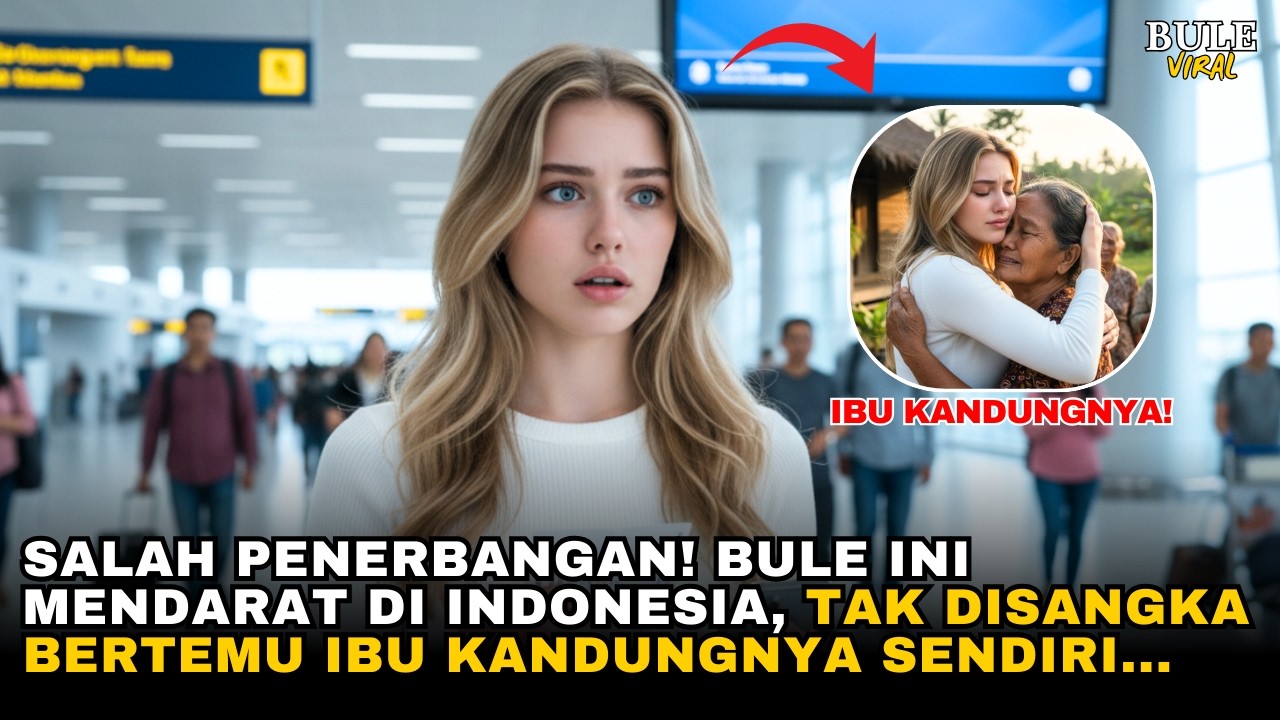 TAK DISANGKA! BULE INI MENEMUKAN IBU KANDUNGNYA DI INDONESIA SAAT IA SALAH MENDARAT...