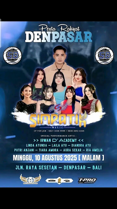 SIMPATIK MUSIC LIVE SESETAN BALI #simpatikmusic #irwandacademy #dangdut