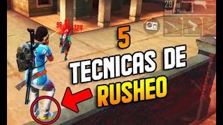 ¡5 TÉCNICAS de RUSHEO en FREE FIRE (Guía) ! | COMO RUSHEAR EN FREE FIRE | ZenSoto screenshot 3