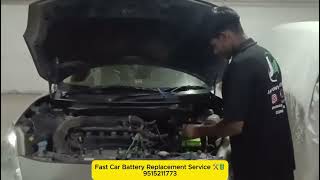 Fast Car Battery Replacement Service 🛠️🔋 | JA Power Solutions Hyderabad