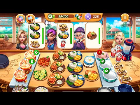 Cooking City, Thai Tom yum kung soup level 21-30 chiang mai #3 (iOs Android) GamePlay#62