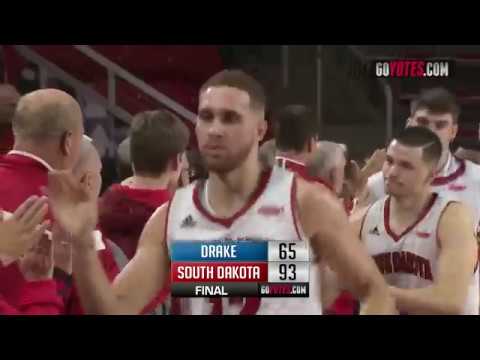 coyotes don edwards MBB Highlights: South Dakota 93, Drake 65