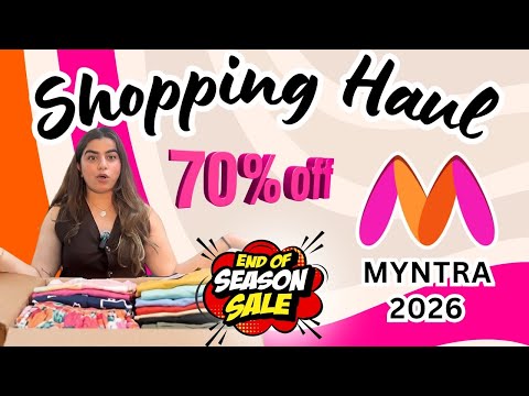 Myntra End of Season Sale Haul | Best Fashion Deals Under ₹999 | Myntra Sale Shopping 2026 🛍️