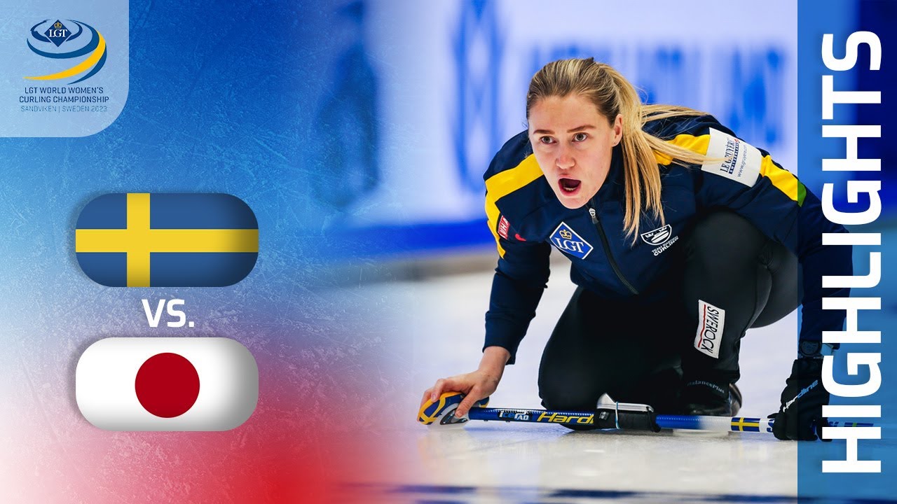 SWEDEN v JAPAN - Round-robin game Highlights - LGT World Womens Curling Championship 2023