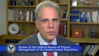Review Of The Federal Bureau Of Prisons Management Of Its Female Inmate Population
