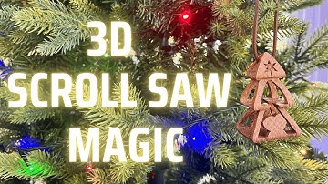 A Scroll Saw Project You’ll Want to Try This Christmas! | DIY Compound Cut Christmas Ornament