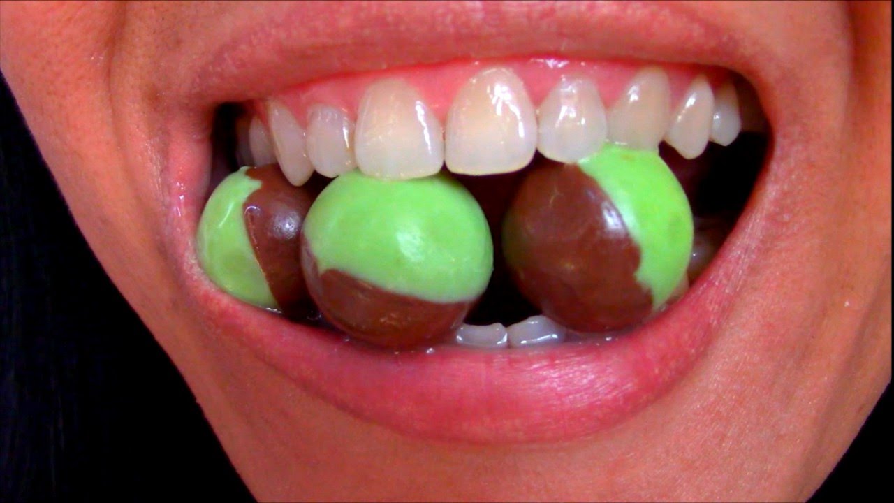 ASMR First time Eating Nestlé Aero Bubbles Burping sounds