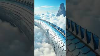 Bullet Train se bhi Fast? 🚄⚡ Future Hawai Train”#futuretrain #skytrain #technology #innovation