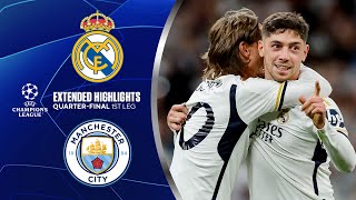 Real Madrid vs. Man. City: Extended Highlights | UCL QuarterFinals 1st Leg | CBS Sports Golazo
