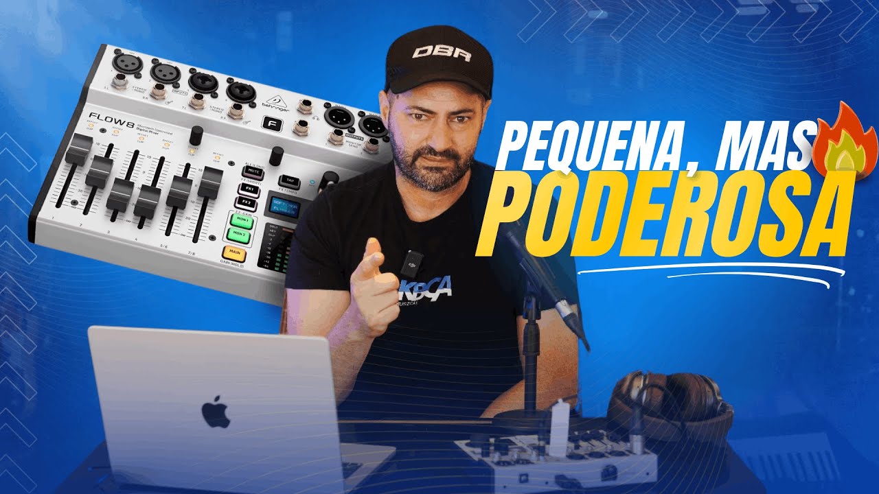 A MESA DE SOM que vai TRANSFORMAR o SEU SETUP – BEHRINGER FLOW 8