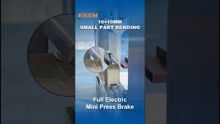 Mini Press Brake Bending 10×10mm Small Parts | Precision Sheet Metal Bending