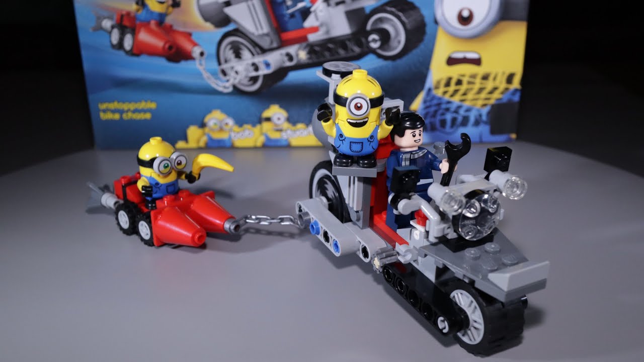 Unstoppable bike chase Speed Build [LEGO minions 75549] @FunBricks