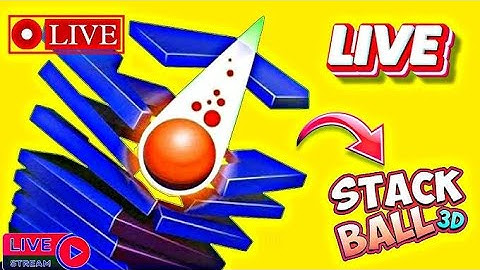 BS AMAZING VIDEO live stack ball 3D game play Android Game play #stack ball #virl #gaming