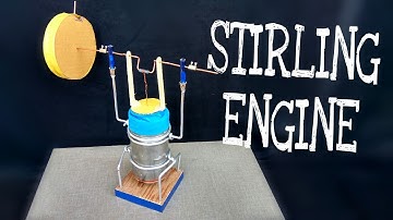 How to make STIRLING Engine | Amazing Science Project | Homemade | DIY