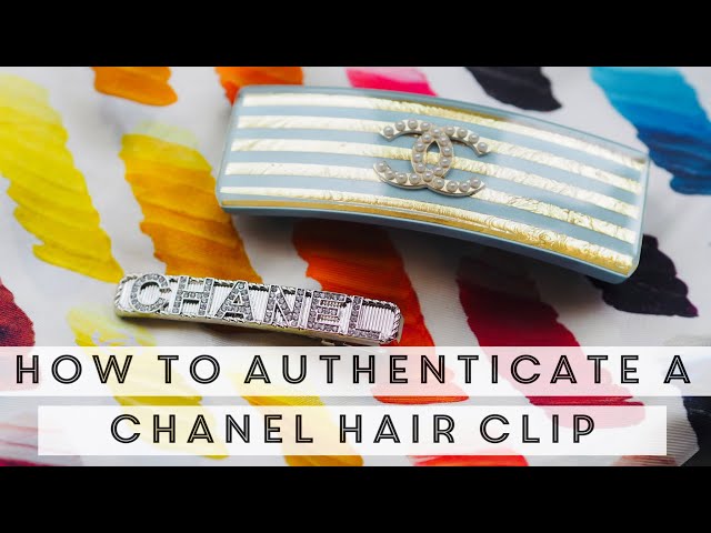 Chanel hair clip - real v fake! How to authenticate! - YouTube display picture 2