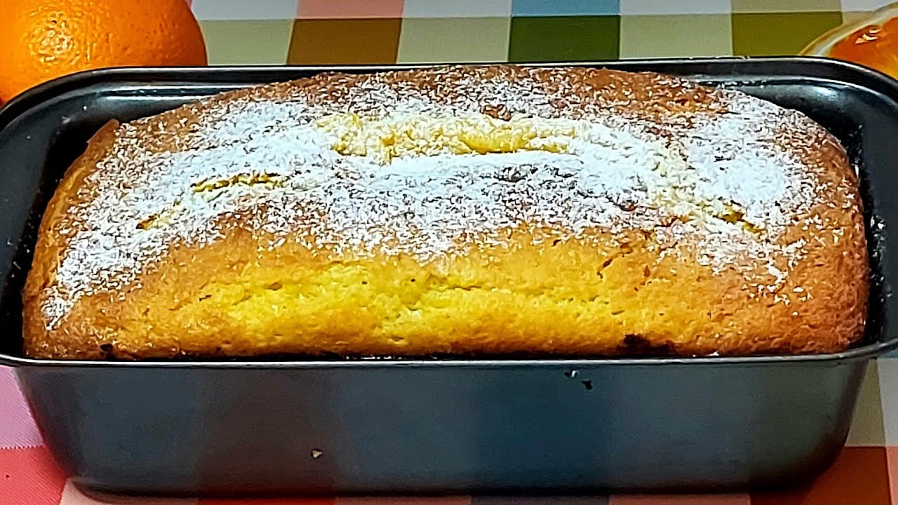 🍊🤩🍊BIZCOCHO DE NARANJA ENTERA 🖐ELABORACIÓN EN 5 MINUTOS //BEATRIZ COCINA