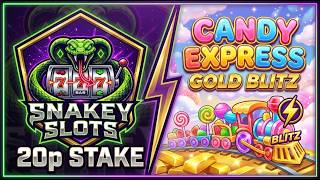 CAN A 20p STAKE GO CRAZY?! 🍬⚡ Candy Express Gold Blitz Slot Play! screenshot 5