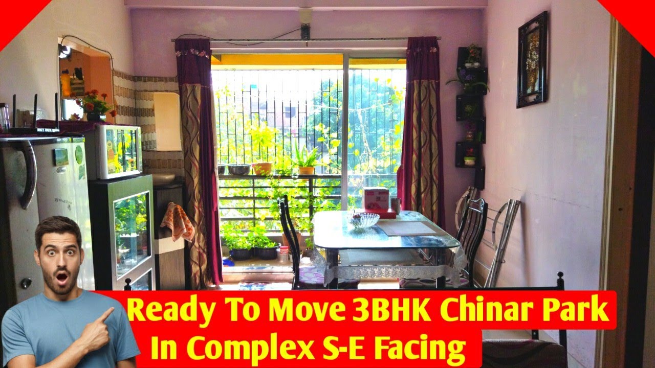 Ready To Move 3BHK Near Chinar Park😍 In Complex With Parking 