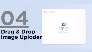 Part 1 Drag & Drop Or Browse  File Upload Feature Using HTML CSS & JavaScript