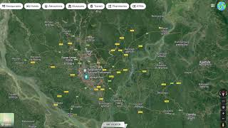 Where on the map is the capital of Bangladesh - Dhaka screenshot 3