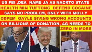 US  NAME JA NACRO STATE ,TUFTON DEFEND COCA!NE ,SAYS NO PROLEM, ONLY WITH MOLLY. ODPEM  SWINDLE CASH