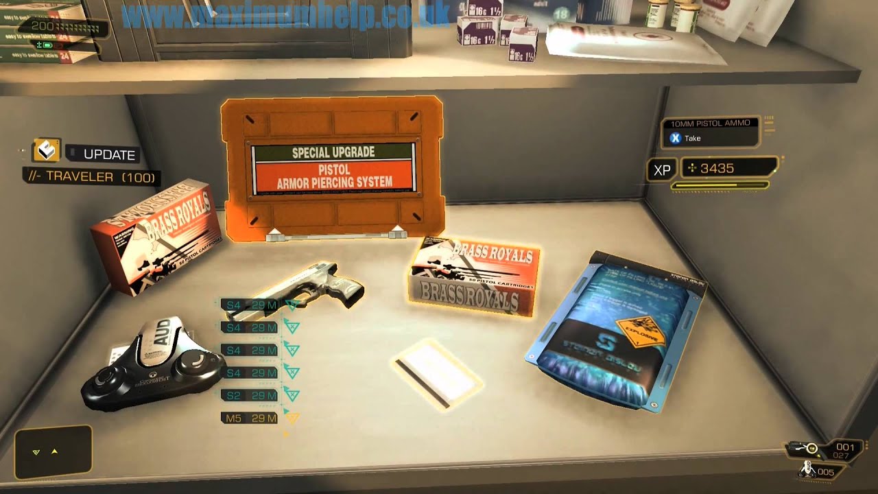 019 Secret Stash at Adam Jensen's Apartment Deus Ex Human Revolution