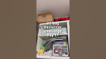 It’s day 17 of my 30 day declutter challenge! #organization #decluttering #declutter #clean #genz