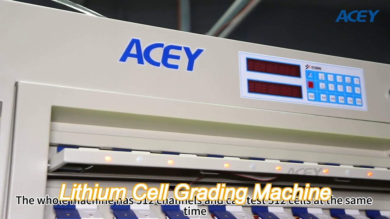 computer controlled 5v 1a pouch lithium ion cell grading machine battery testing equipment