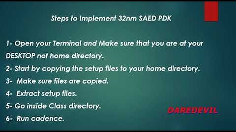 Upload 32nm SAED PDK & Run Cadence
