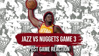 Donovan mitchell, rudy gobert and mike conley of the utah jazz
destroyed nikola jokic denver nuggets in game 3 nba playoffs. #nba
#jazz #nuggets