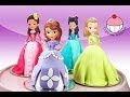 プリンセスカップケーキ!ディズニーキャラクターのドレスの作り方|カップケーキ中毒のチュートリアル - Princess Sofia Ccake