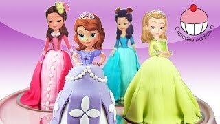 プリンセスカップケーキ ディズニーキャラクターのドレスの作り方 カップケーキ中毒のチュートリアル Princess Sofia Ccake Youtube