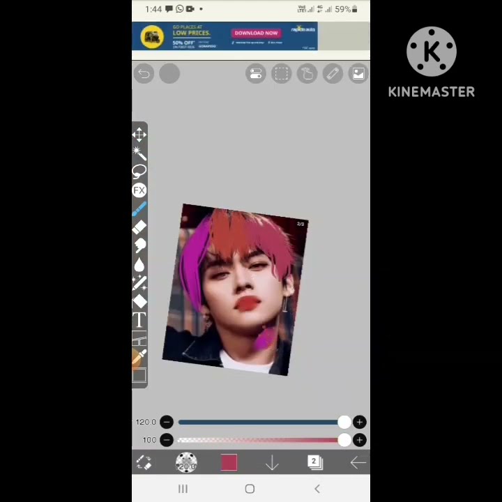 kpop smudge edit ibis paint x tutorial #blackpinkqueen - YouTube