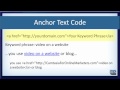 Use anchor text in your blog posts and articles