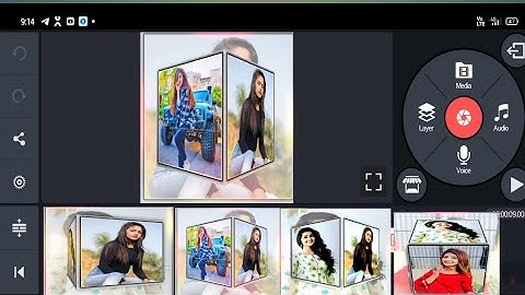 3D  Cube WhatsApp status video editing || New WhatsApp video editing kinemaster ||