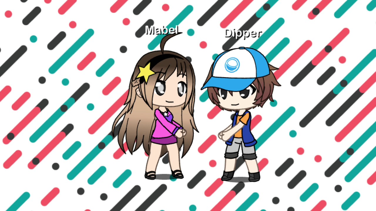 Rap Dipper e Mabel Gleeful versão gacha Life ( vejam a descrição