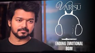 Ending Emotional Bgm Ringtone Varisu Thalapathy Vijay Varisu Climax Bgm Download Link
