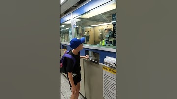 Polish boy getting a NYC Subway map!