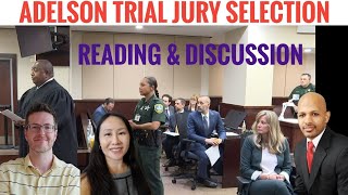 Read & Discuss Charlie Adelson Jury Selection Transcript w/ Trial Lawyer & Writer