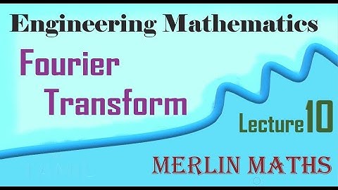Engineering Maths 3 - Fourier Transform - problem under Fourier cosine transform - English