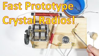 Crystal Radio Work Bench, Prototyper, Breadboard.... (4K)