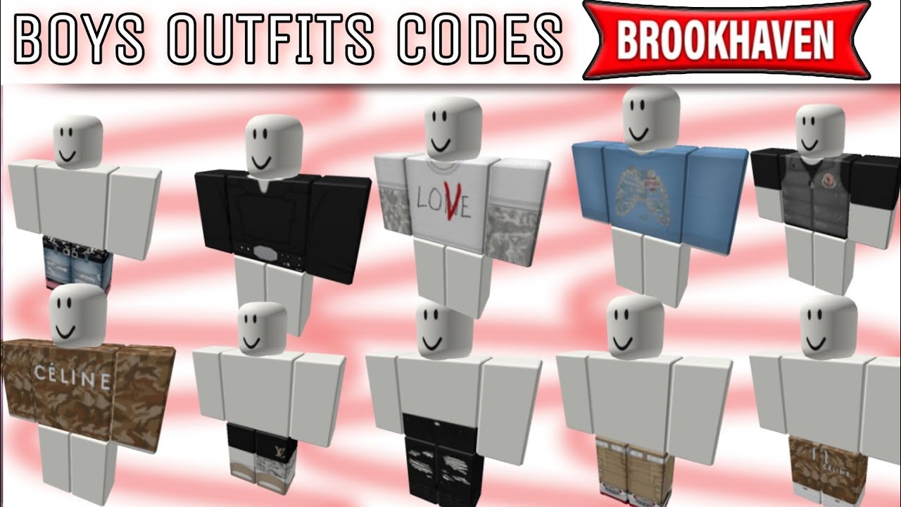 brookhaven outfits codes roblox boy