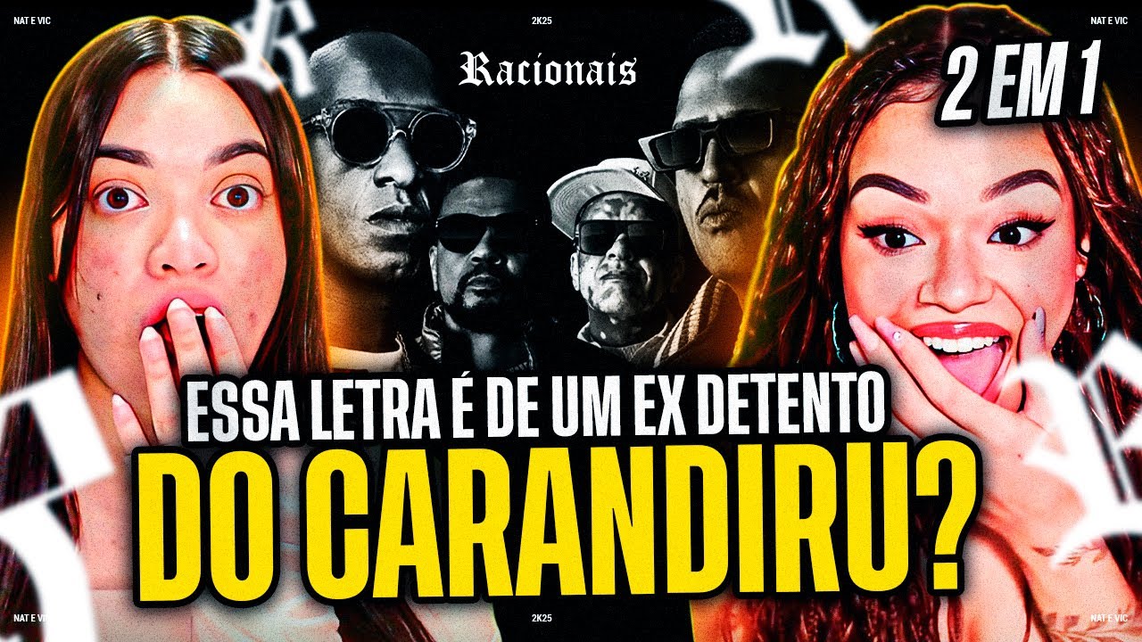 Racionais Mc's - NEGRO DRAMA & DIÁRIO DE UM DETENTO | Nat e Vic MV [REACT]