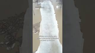Ice Jams River, Floods Cleveland Community